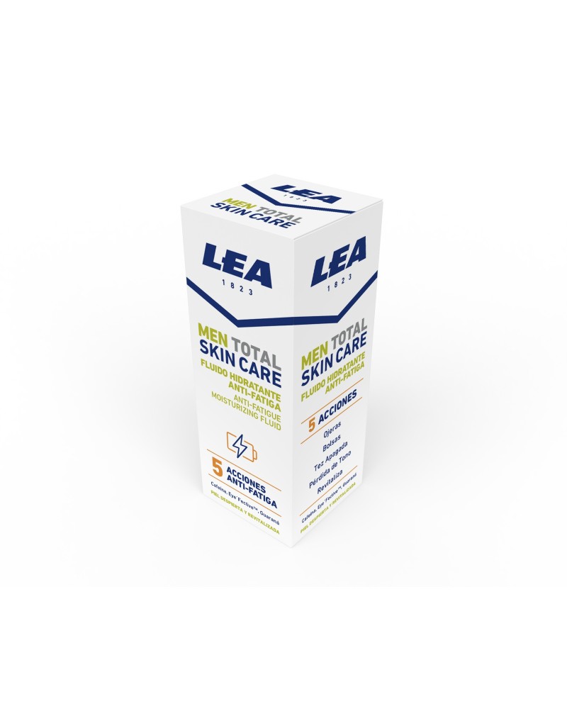 LEA Men Total Skin Care Fluido Hidratante Facial Anti-Fatiga 50 ml.