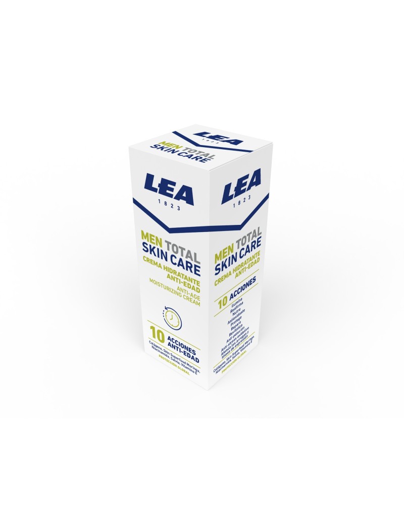 LEA Men Total Skin Care Crema Hidratante Facial Anti-Edad 50 ml.