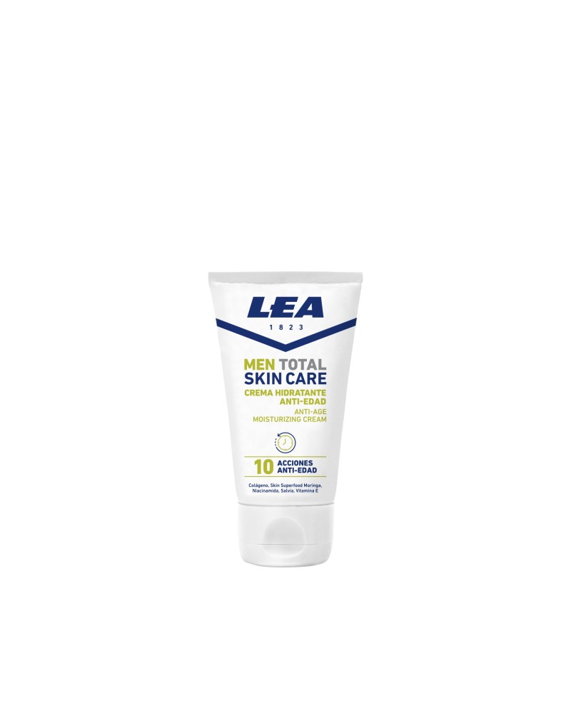 LEA Men Total Skin Care Crema Hidratante Facial Anti-Edad 50 ml.