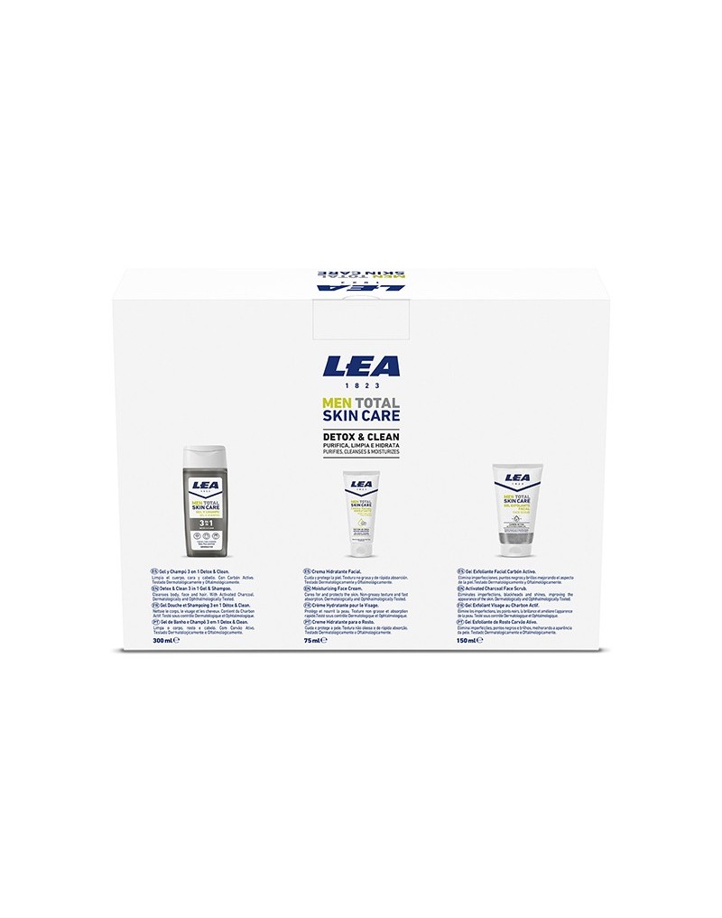 LEA Men Total Skin Care KIT Detox & Clean