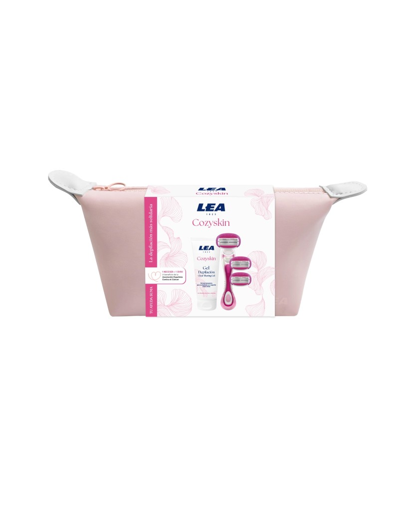 Neceser Depilación LEA Cozyskin en colab. con AECC
