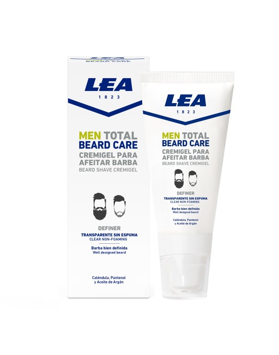 Cremigel de Afeitar CLEAR DEFINER para BARBA LEA 75 ml.