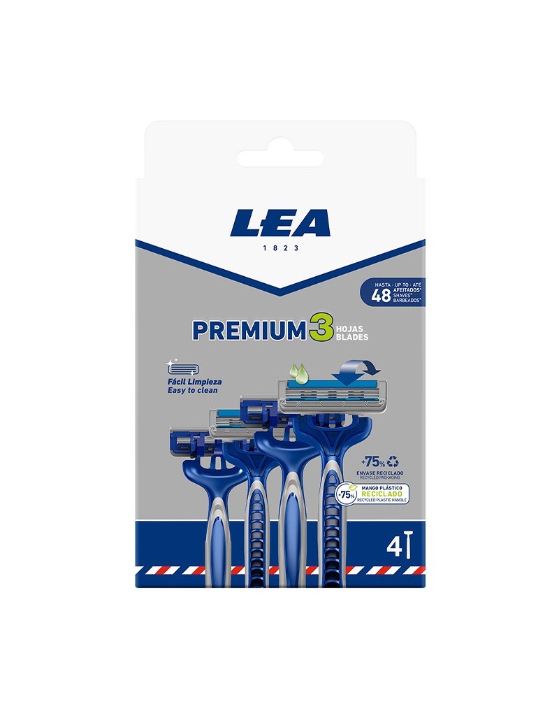 Maquinilla Desechable LEA Premium 3 4 uds.