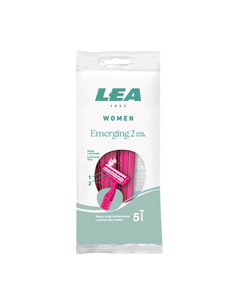 Maquinilla Desechable LEA Women Emerging 2  bolsa 5 uds.